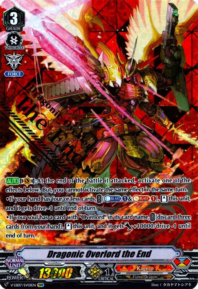 Dragonic Overlord the End (V-EB07/SV01EN) [The Heroic Evolution] | Pegasus Games WI