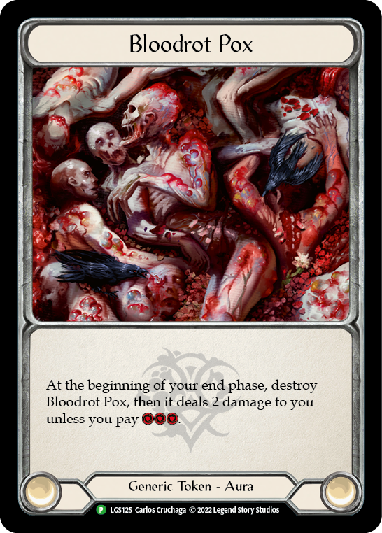 Bloodrot Pox // Frailty [LGS125 // LGS126] (Promo)  Cold Foil | Pegasus Games WI