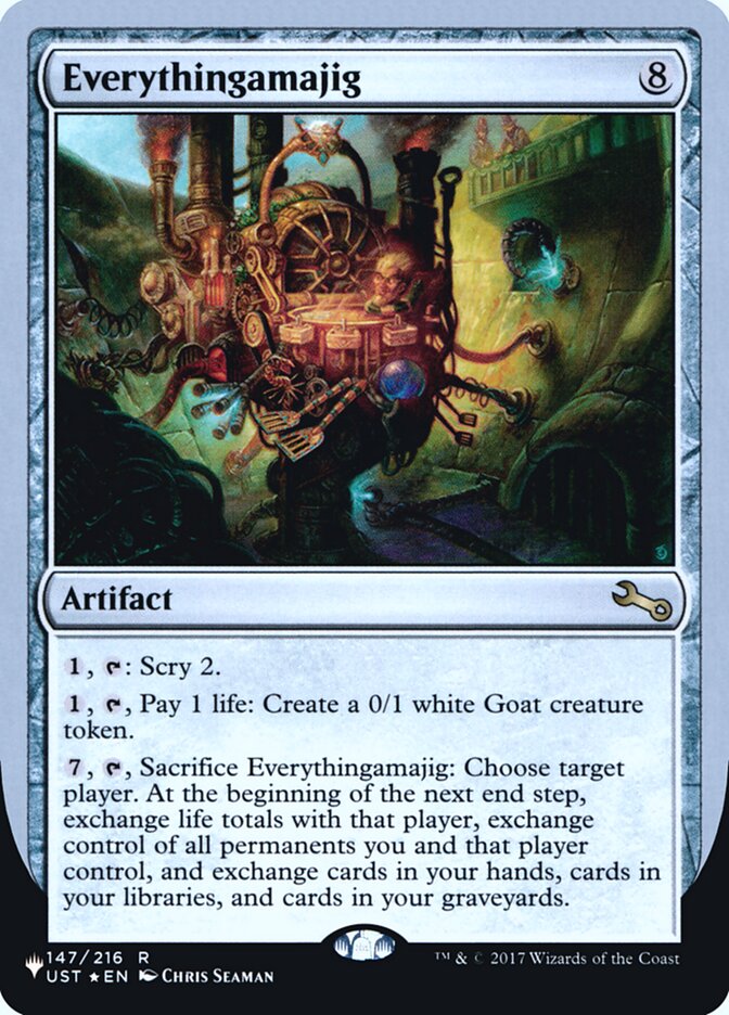 Everythingamajig (Scry) (Unfinity Foil Edition) [The List] | Pegasus Games WI