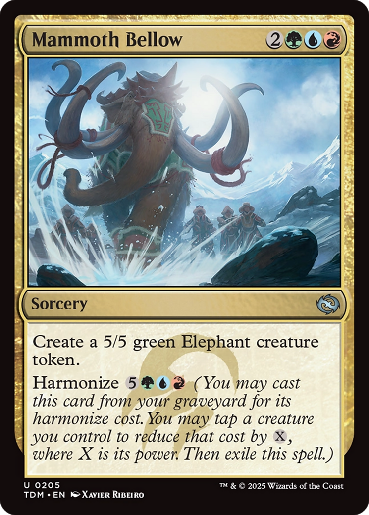 Mammoth Bellow [Tarkir: Dragonstorm] | Pegasus Games WI