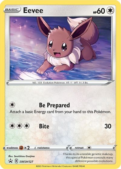 Eevee (SWSH127) [Sword & Shield: Black Star Promos] | Pegasus Games WI