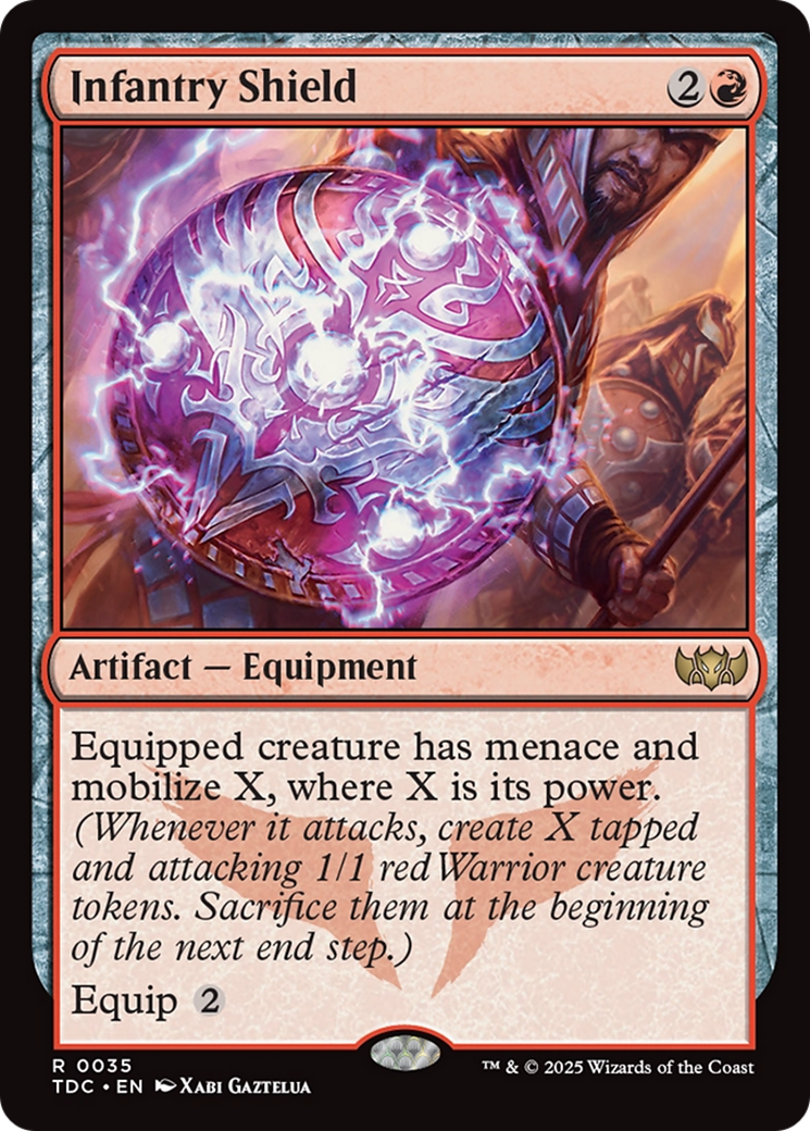 Infantry Shield [Tarkir: Dragonstorm Commander] | Pegasus Games WI