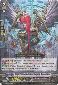 Imprisoned Fallen Angel, Saraqael (BT03/021EN) [Demonic Lord Invasion] | Pegasus Games WI