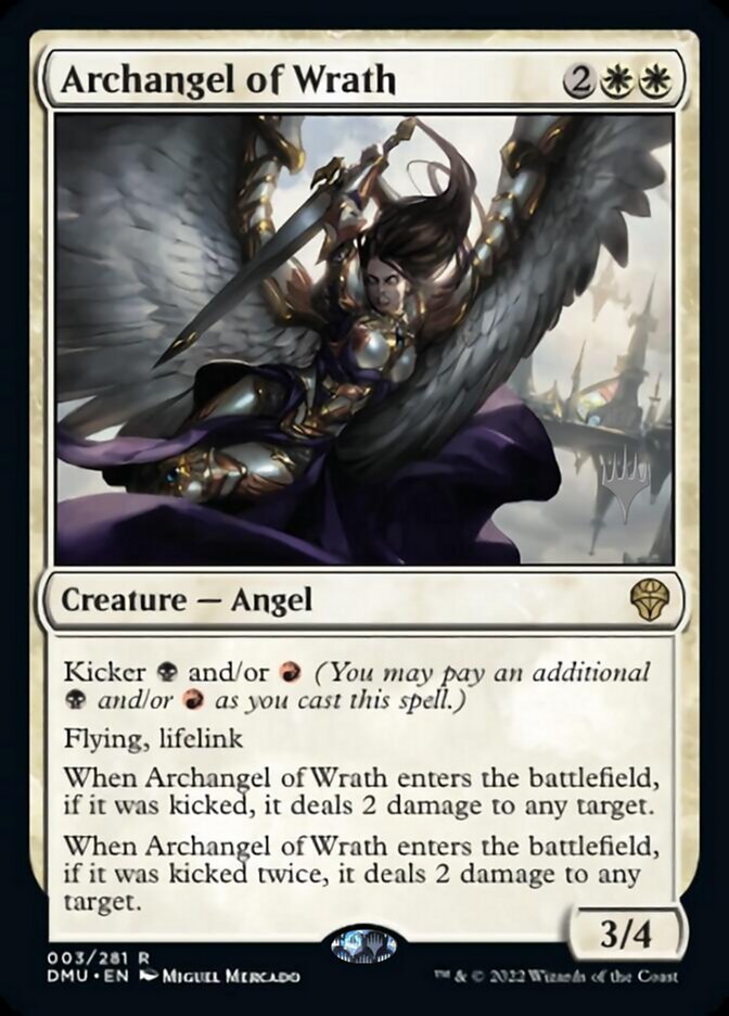 Archangel of Wrath (Promo Pack) [Dominaria United Promos] | Pegasus Games WI