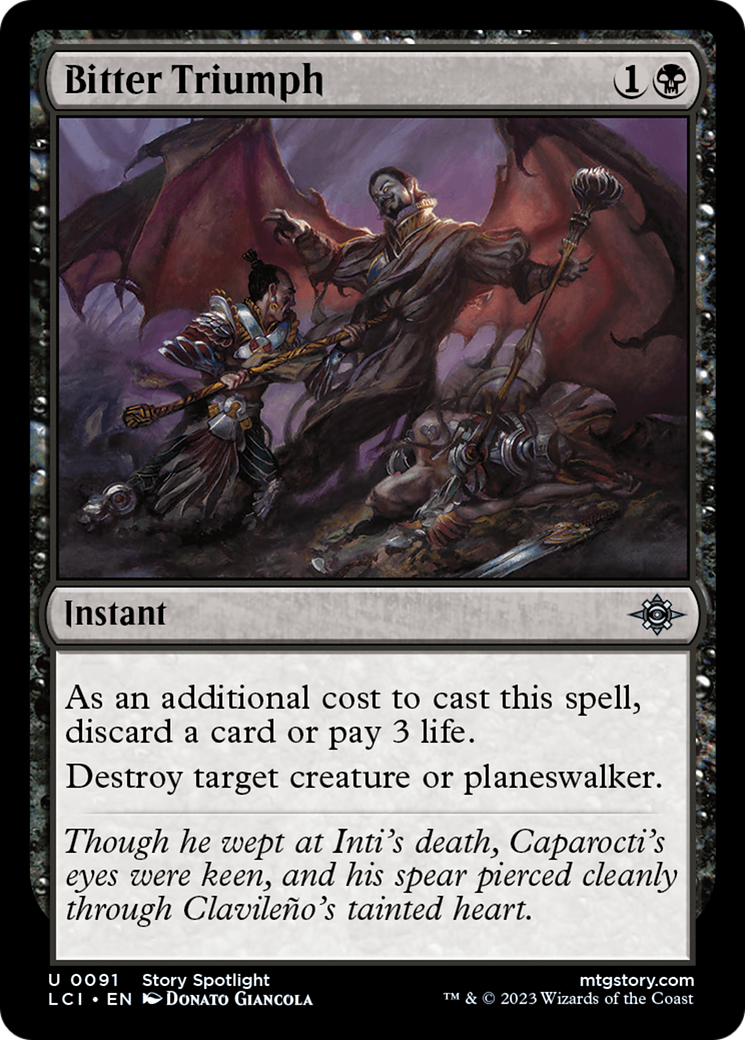 Bitter Triumph [The Lost Caverns of Ixalan] | Pegasus Games WI