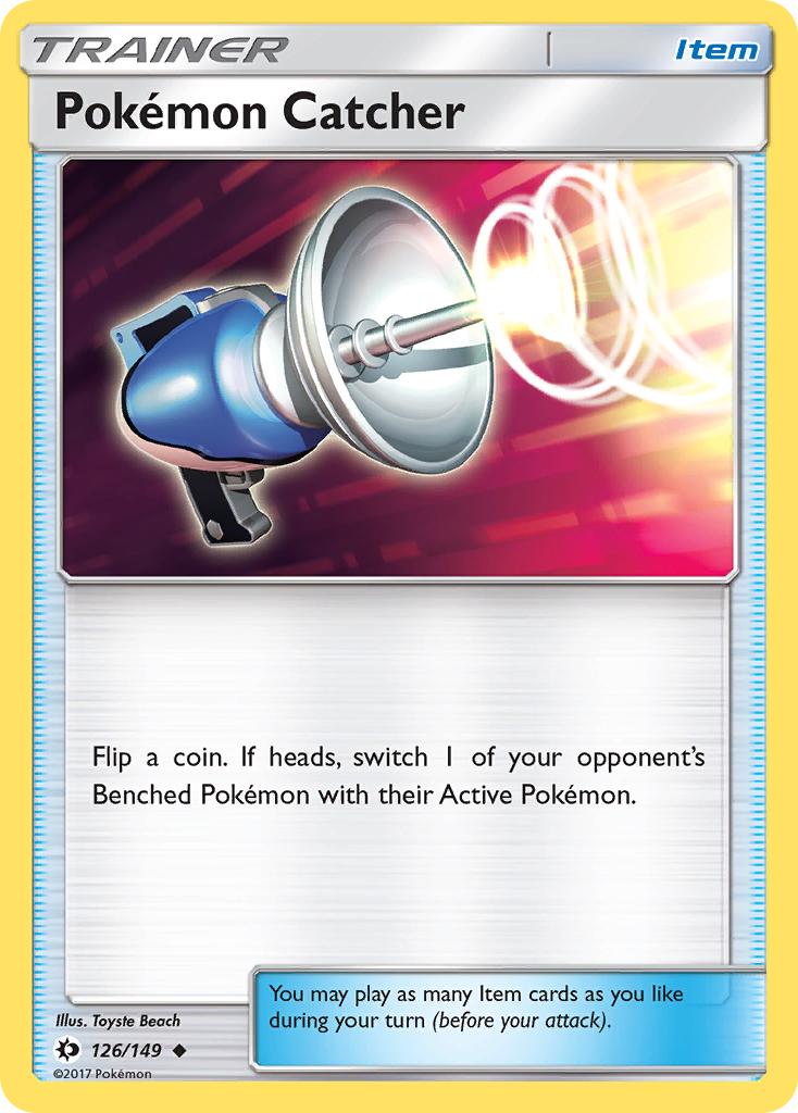 Pokemon Catcher (126/149) [Sun & Moon: Base Set] | Pegasus Games WI