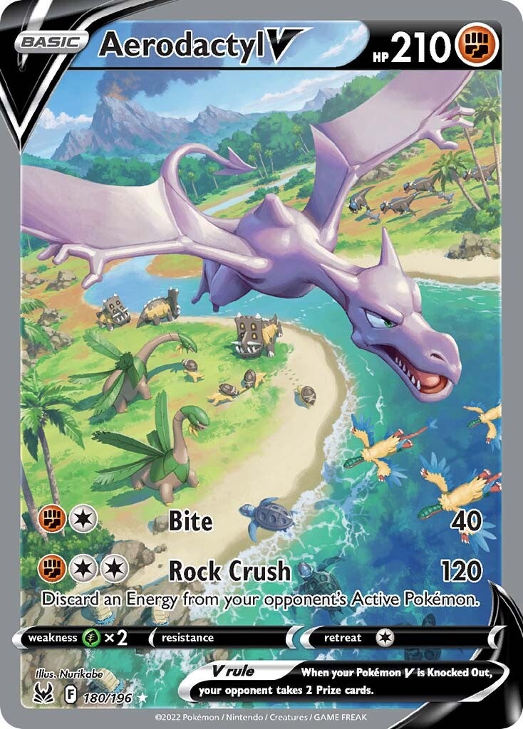 Aerodactyl V (180/196) [Sword & Shield: Lost Origin] | Pegasus Games WI