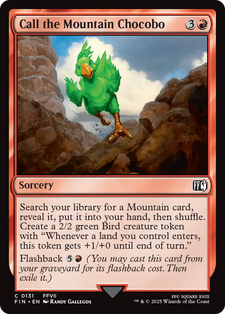 Call the Mountain Chocobo [FINAL FANTASY] | Pegasus Games WI