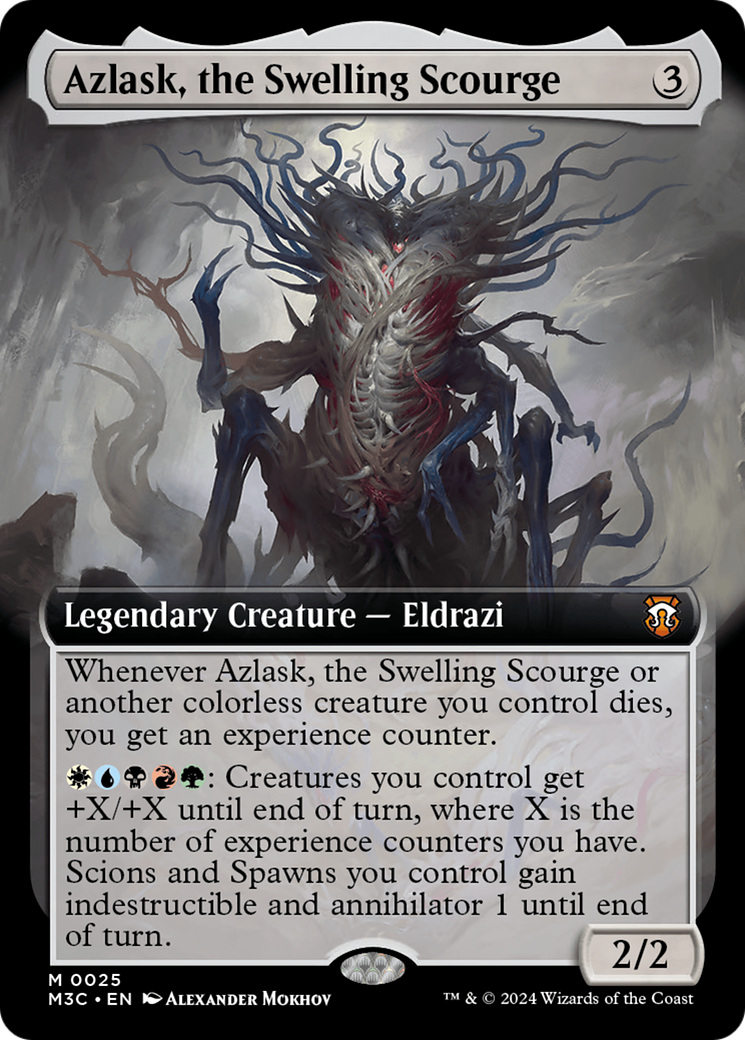 Azlask, the Swelling Scourge (Extended Art) [Modern Horizons 3 Commander] | Pegasus Games WI