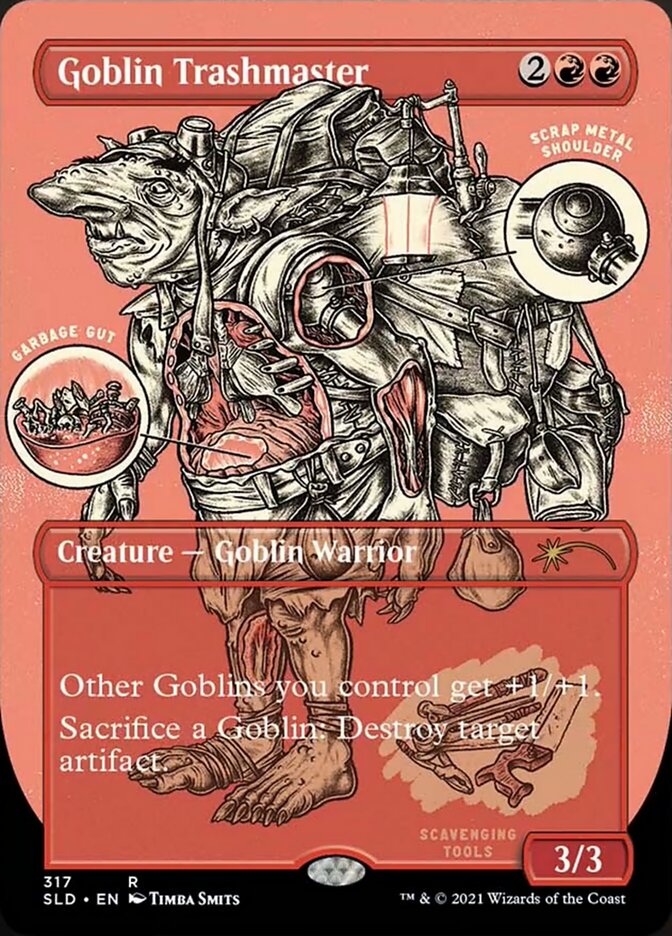 Goblin Trashmaster (Borderless Foil Etched) [Secret Lair Drop Series] | Pegasus Games WI