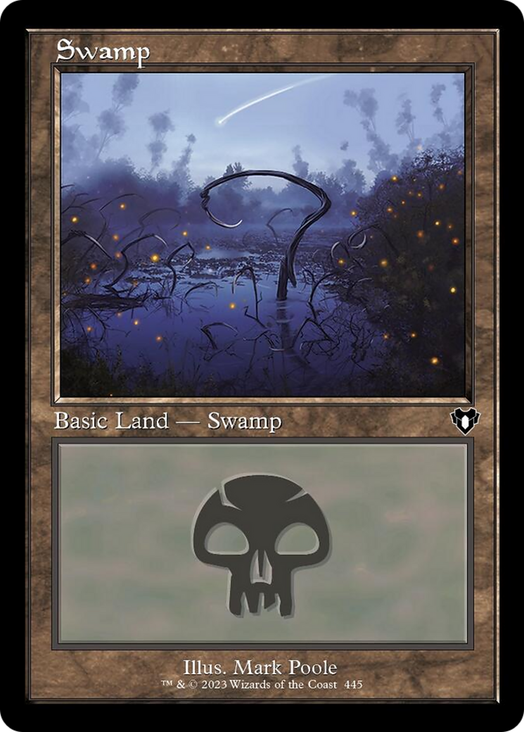 Swamp (445) (Retro) [Commander Masters] | Pegasus Games WI