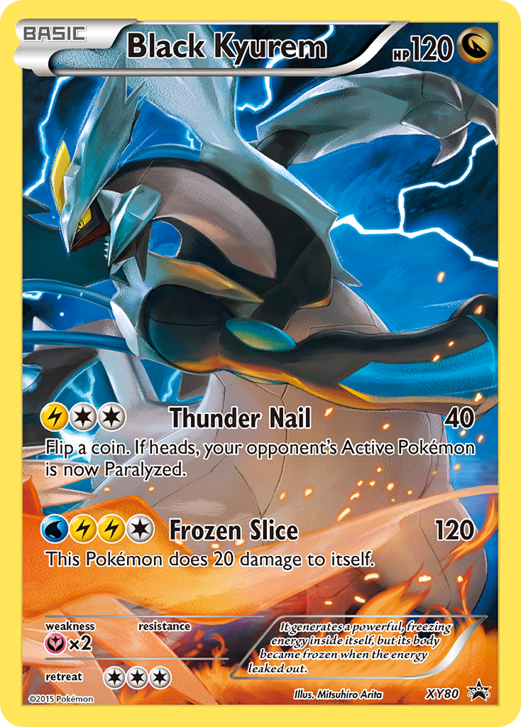 Black Kyurem (XY80) (Full Art Promo) [XY: Black Star Promos] | Pegasus Games WI