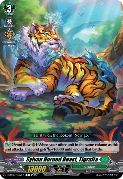 Sylvan Horned Beast, Tigralta (D-BT07/047EN) [Raging Flames Against Emerald Storm] | Pegasus Games WI