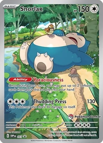 Snorlax (051) (Pokemon Center) [Scarlet & Violet: Black Star Promos] | Pegasus Games WI