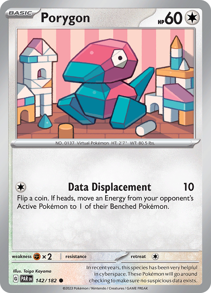 Porygon (142/182) [Scarlet & Violet: Paradox Rift] | Pegasus Games WI