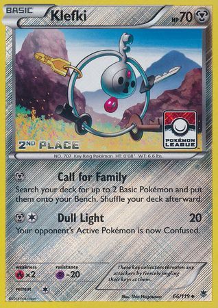 Klefki (66/119) (League Promo 2nd Place) [XY: Phantom Forces] | Pegasus Games WI