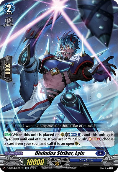 Diabolos Striker, Lyle (D-BT04/021EN) [Awakening of Chakrabarthi] | Pegasus Games WI