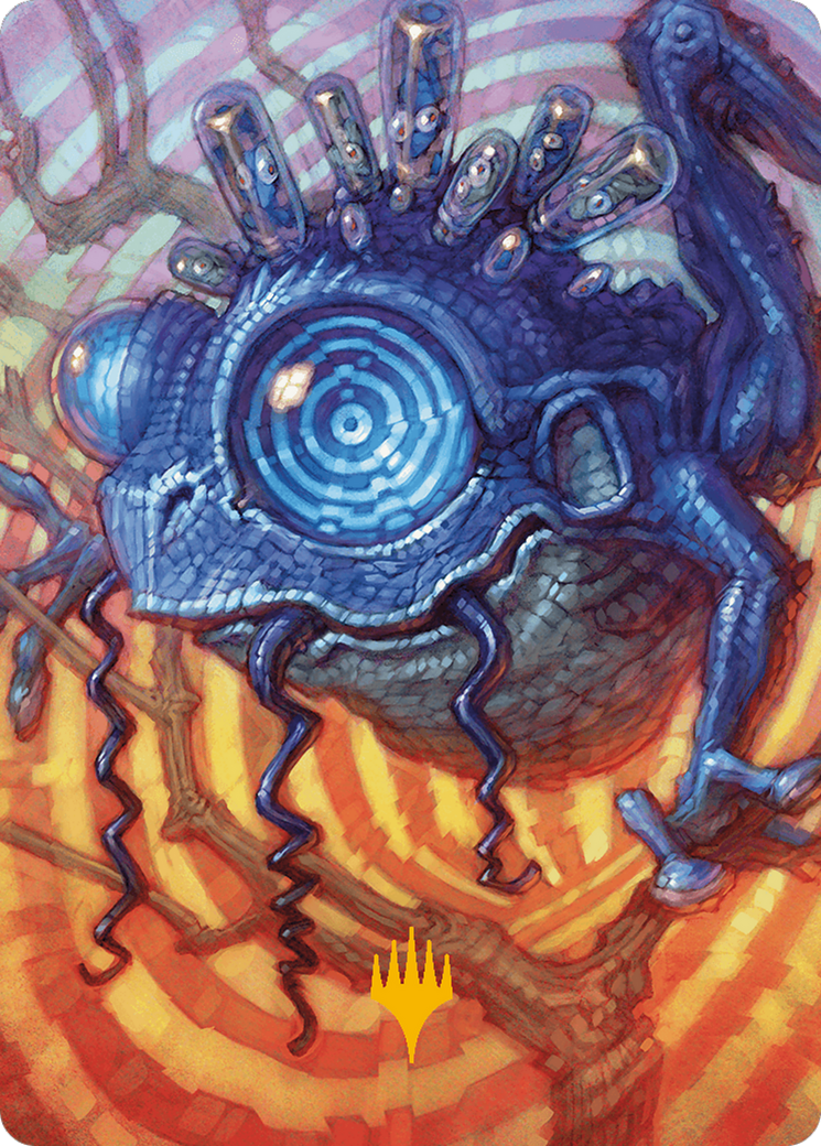 Psychic Frog Art Card (Gold-Stamped Planeswalker Symbol) [Modern Horizons 3 Art Series] | Pegasus Games WI