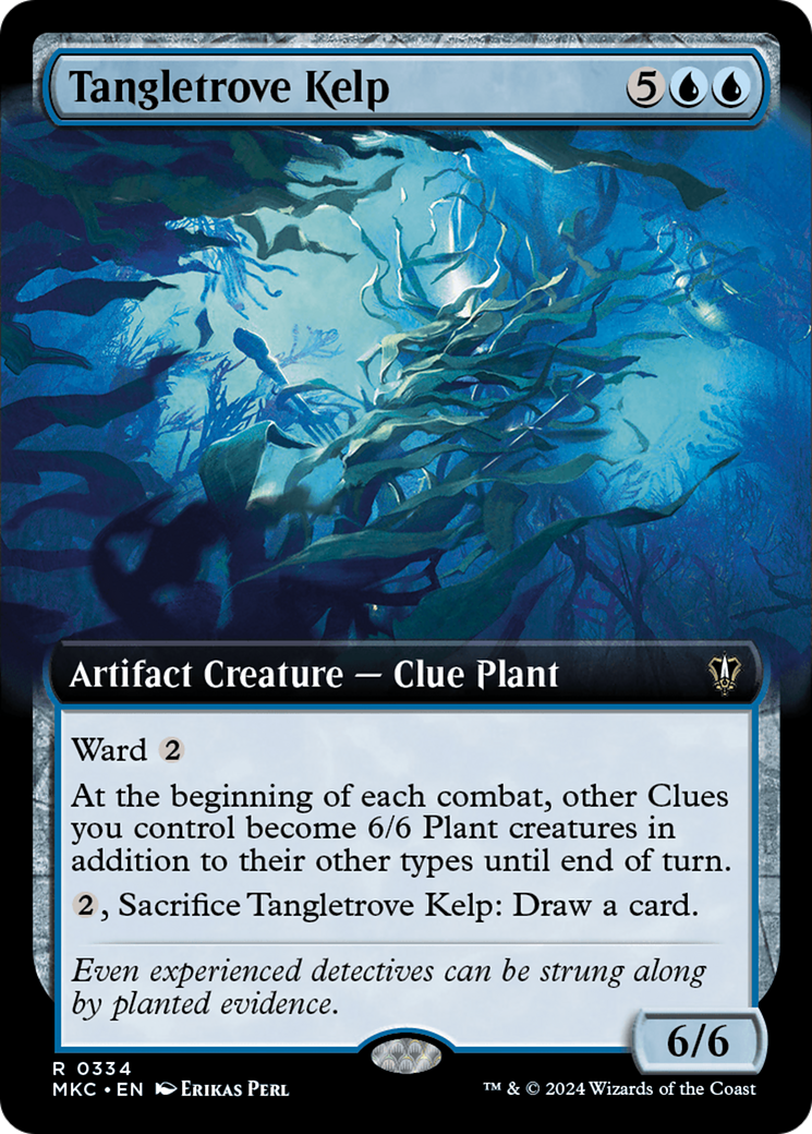 Tangletrove Kelp (Extended Art) [Murders at Karlov Manor Commander] | Pegasus Games WI