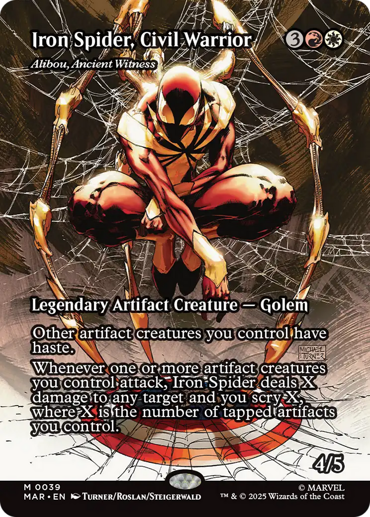Iron Spider, Civil Warrior - Alibou, Ancient Witness [Marvel Universe: Eternal-Legal] | Pegasus Games WI