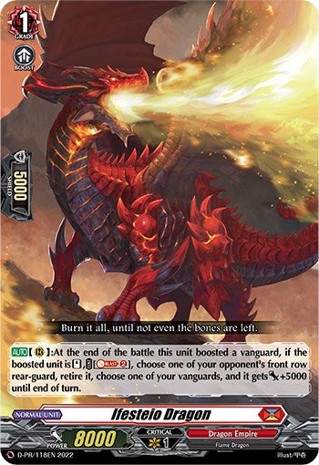 Ifesteio Dragon (D-PR/118EN) [D Promo Cards] | Pegasus Games WI