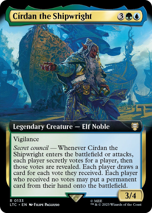 Cirdan the Shipwright (Extended Art) [The Lord of the Rings: Tales of Middle-Earth Commander] | Pegasus Games WI