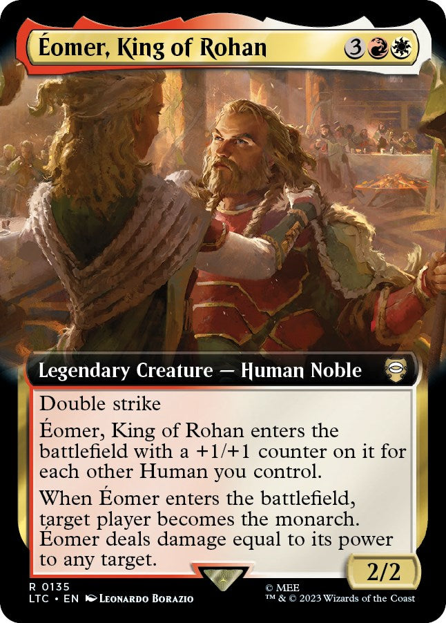 Eomer, King of Rohan (Extended Art) [The Lord of the Rings: Tales of Middle-Earth Commander] | Pegasus Games WI