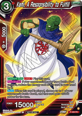 Kami, A Responsibility to Fulfill (Zenkai Series Tournament Pack Vol.4) (P-499) [Tournament Promotion Cards] | Pegasus Games WI