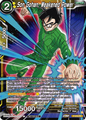 Son Gohan, Weakened Power (Zenkai Series Tournament Pack Vol.4) (P-510) [Tournament Promotion Cards] | Pegasus Games WI