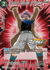 Trunks, Deluge of Power (Event Pack 12) (DB1-003) [Tournament Promotion Cards] | Pegasus Games WI