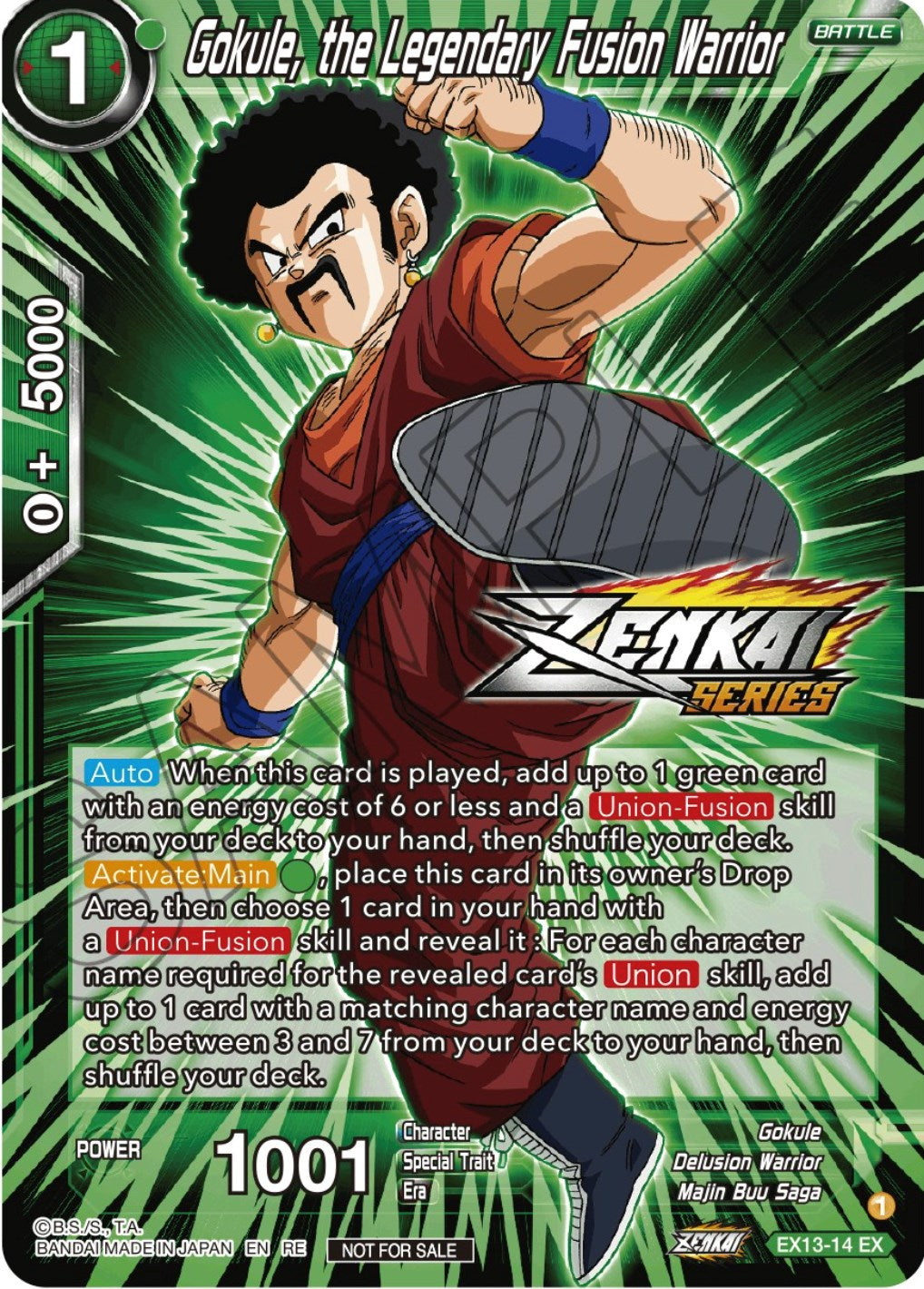 Gokule, the Legendary Fusion Warrior (Event Pack 12) (EX13-14) [Tournament Promotion Cards] | Pegasus Games WI