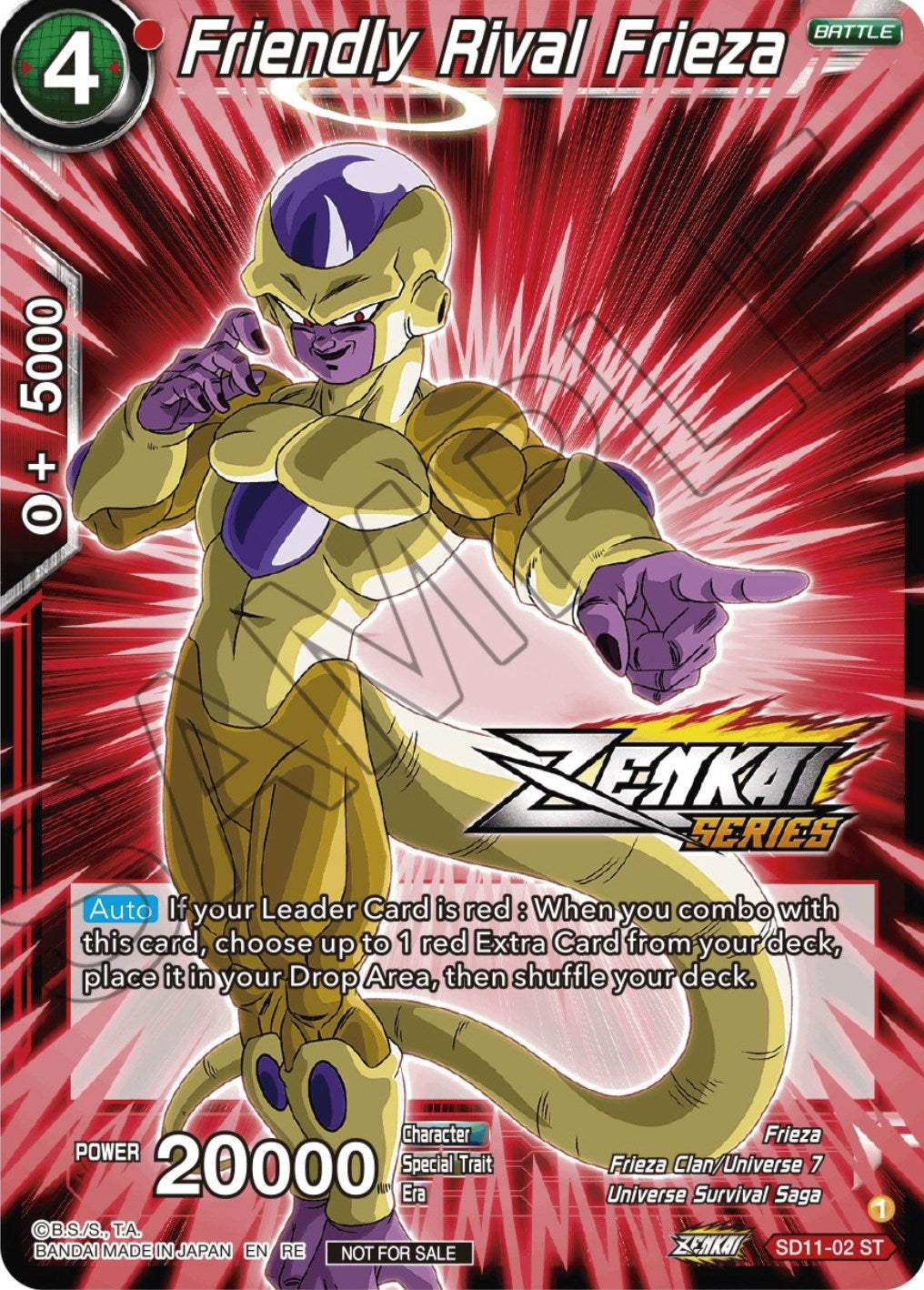 Friendly Rival Frieza (Event Pack 12) (SD11-02) [Tournament Promotion Cards] | Pegasus Games WI