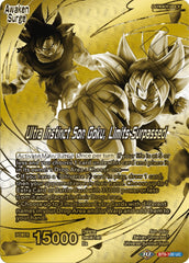 Son Goku // Ultra Instinct Son Goku, Limits Surpassed (Championship 2023 Golden Card Vol.2, Version 1) (BT9-100) [Tournament Promotion Cards] | Pegasus Games WI