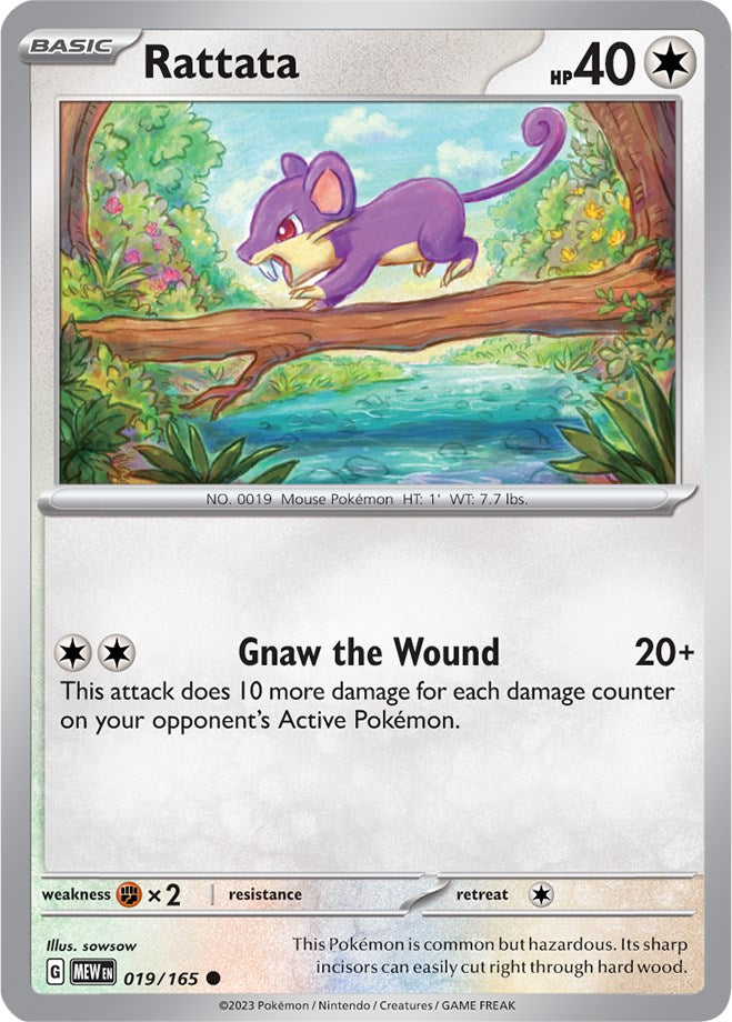 Rattata (019/165) [Scarlet & Violet: 151] | Pegasus Games WI