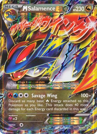 M Salamence EX (XY171) (Jumbo Card) [XY: Black Star Promos] | Pegasus Games WI