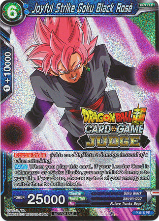 Joyful Strike Goku Black Rose (P-015) [Judge Promotion Cards] | Pegasus Games WI