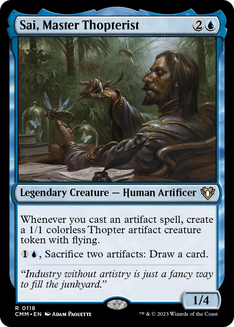 Sai, Master Thopterist [Commander Masters] | Pegasus Games WI