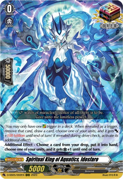 Spiritual King of Aquatics, Idosfaro (D-SS05/002EN) [D-SS05: Festival Booster 2023] | Pegasus Games WI