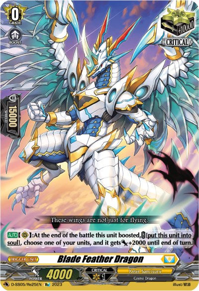 Blade Feather Dragon (D-SS05/Re25EN) [D-SS05: Festival Booster 2023] | Pegasus Games WI