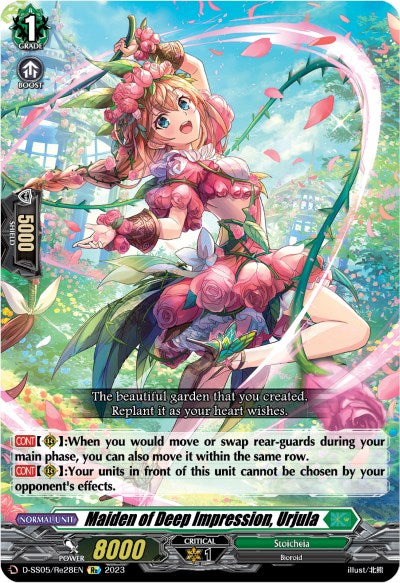 Maiden of Deep Impression, Urjula (D-SS05/Re28EN) [D-SS05: Festival Booster 2023] | Pegasus Games WI