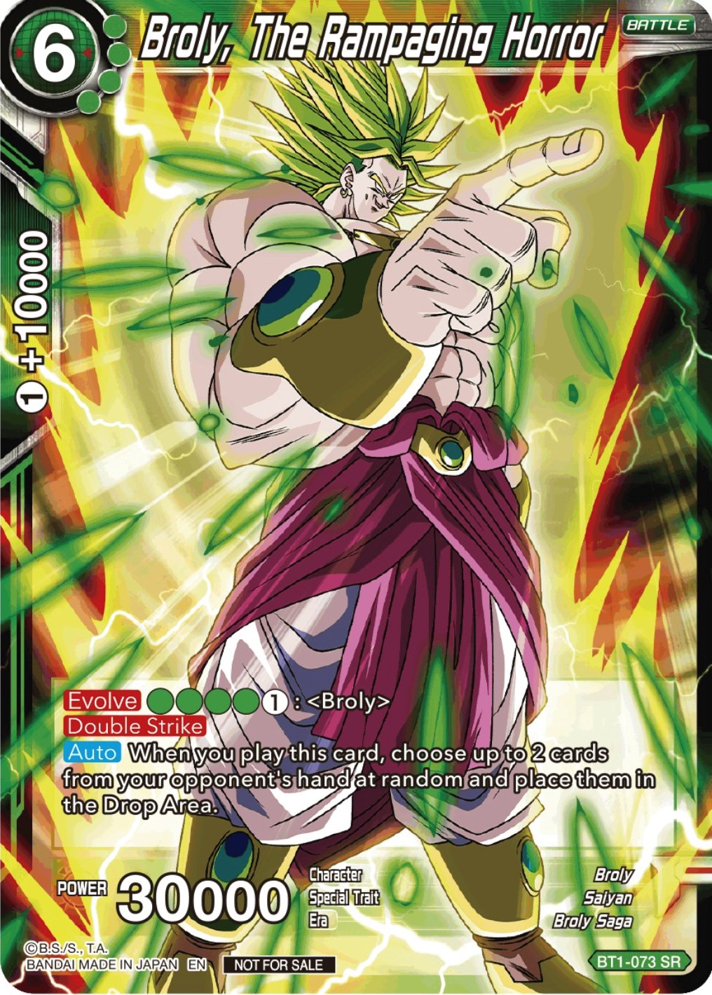 Broly, The Rampaging Horror (Gen Con 2023) (BT1-073) [Promotion Cards] | Pegasus Games WI