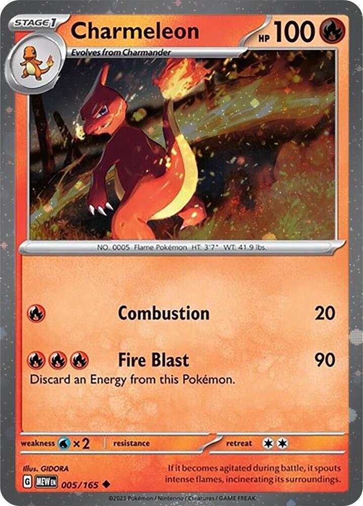 Charmeleon (005) (Cosmos Holo) [Scarlet & Violet: Black Star Promos] | Pegasus Games WI