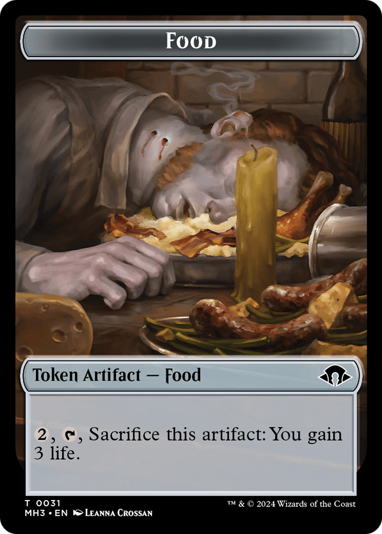 Eldrazi Spawn // Food Double-Sided Token [Modern Horizons 3 Tokens] | Pegasus Games WI