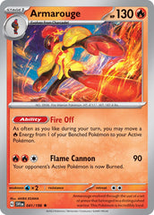 Armarouge (041/198) (Line Holo) [Scarlet & Violet: Base Set] | Pegasus Games WI