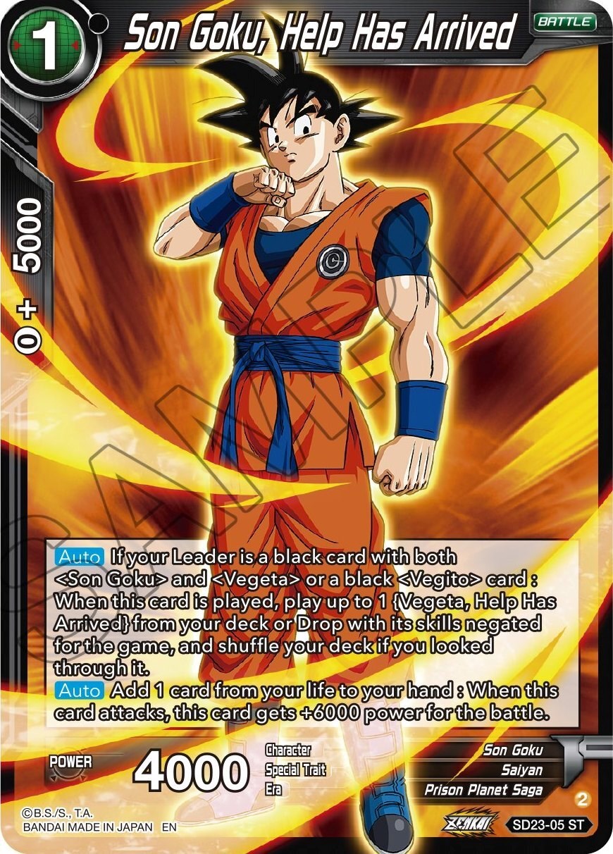 Son Goku, Help Has Arrived (SD23-05) [Critical Blow] | Pegasus Games WI