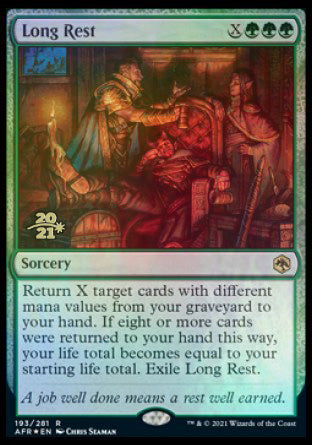 Long Rest [Dungeons & Dragons: Adventures in the Forgotten Realms Prerelease Promos] | Pegasus Games WI