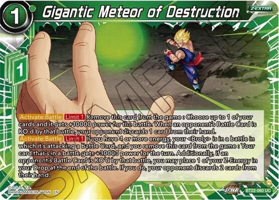 Gigantic Meteor of Destruction (BT22-060) [Critical Blow] | Pegasus Games WI