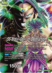 Broly & Paragus // SS Broly, Devil of Destruction (BT22-055) [Critical Blow] | Pegasus Games WI