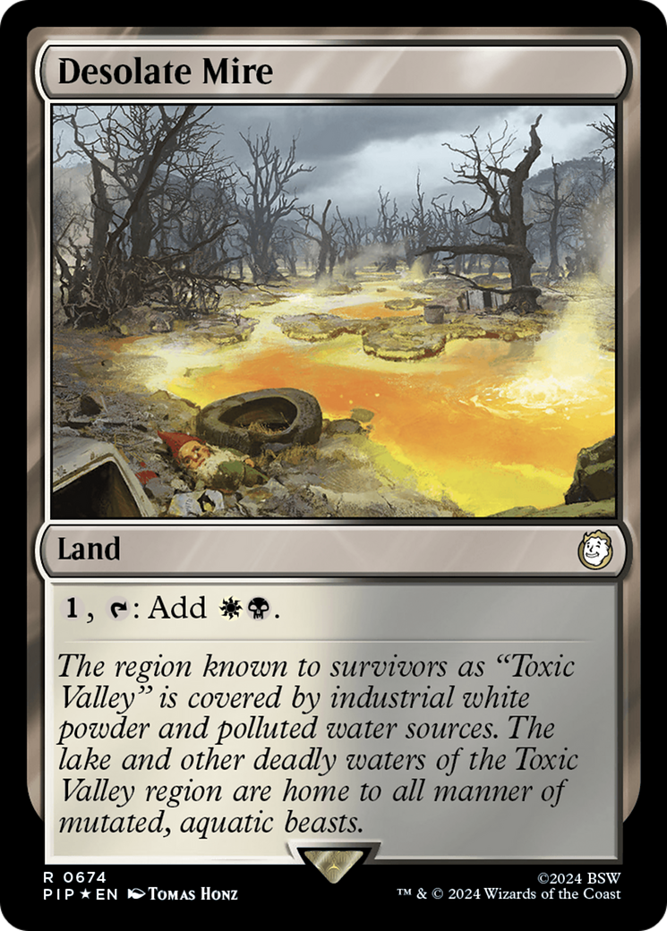 Desolate Mire (Surge Foil) [Fallout] | Pegasus Games WI