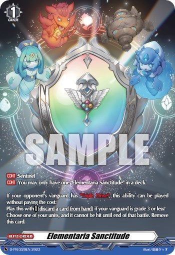 Elementaria Sanctitude (D-PR/229EN 2023) [D Promo Cards] | Pegasus Games WI